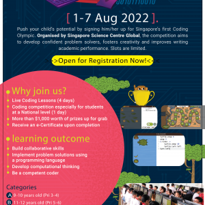 Coding Olympics Singapore 2022 – Primary 2