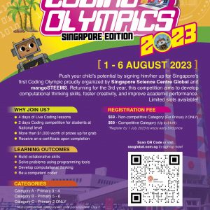 Coding Olympics 2023 – Singapore Edition – Primary 2 (Non-competitive Category)